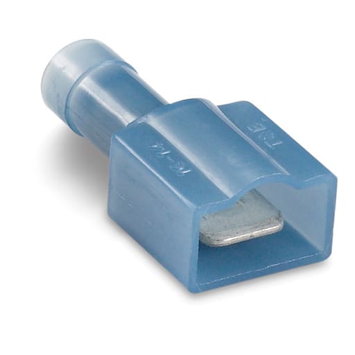 Thomas & Betts Co - Catamount TNF14-250MD-XV 16 to 14 AWG Brass Copper Sleeve Fully Insulated Nylon Male Disconnect