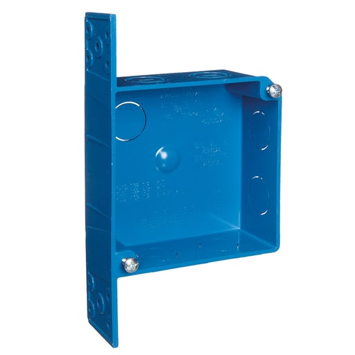 Thomas & Betts Co - Carlon A521DE 4 x 4 x 1-1/2 Inch ENT Box w/ 1/2 & 3/4 Inch Knockouts
