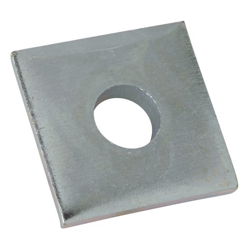 Thomas & Betts Co - Kindorf H-119-A 1-1/2 x 1-1/2 x 1/8 Inch Galv Krom Steel Square Washer