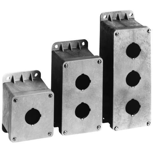 Thomas & Betts Co - ABB CP300NB BLANK 3 HOLE PUSHBUTTON