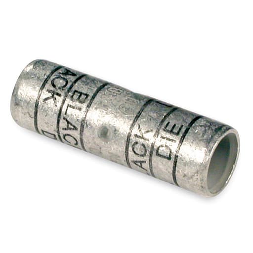 Thomas & Betts Co - Thomas & Betts 54510 Copper 2-Way Splice Connector - Standard Barrel - Black - 2/0AWG