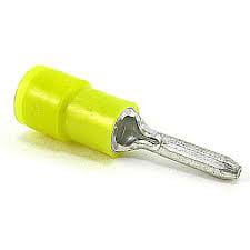 Thomas & Betts Co - Thomas & Betts RC10-55PT 12 to 10 AWG Yellow Electrotinned Copper Nylon Insulated Pin Terminal