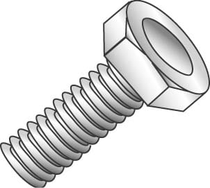 Cully / Mineralac - CUL 55842 1/2-13 X 2-1/2 HH TAP BOL