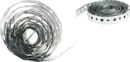 Cully / Mineralac - Cully 94422 3/4" x 10ft Plumber's Tape (Perforated Strap), 22 Gauge, Pre-Galvanized