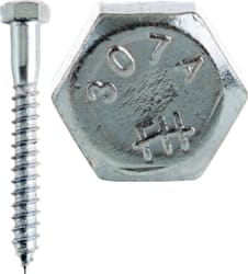 Cully / Mineralac - Cully 57848J 1/2 x 3" Lag Screw, Hex Head, Zinc. Jar Package