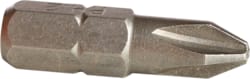 Cully / Mineralac - Cully 38501 #2 x 1" Phillips Drive Hex Power Bits, 1/4" Hex Shank