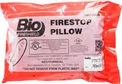 Cully / Mineralac - Cully 96248 Firestop Pillow, 3" x 9" x 6" - Red