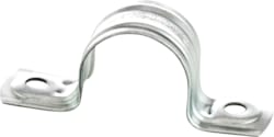 Minerallac Co. - Minerallac 245 3/4 Inch Pre-Galvanized Steel 2-Hole EMT Conduit Strap