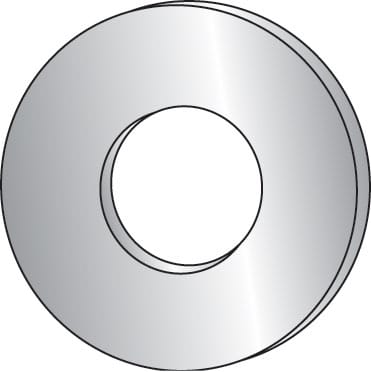 Cully / Mineralac - Cully 70305J #6 Flat Cut Washer, 18-8 SS