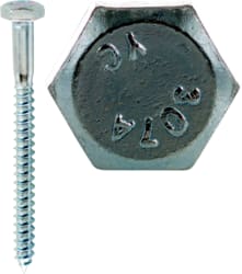 Cully / Mineralac - Cully 57264J 5/16" x 4" Hex Head Lag Screw, Zinc Plated (50/Jar)