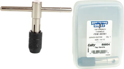 Cully / Mineralac - Cully 69904 1/4"-20 to 1/2"-13 Carbon Steel Plug Style Tap Wrench