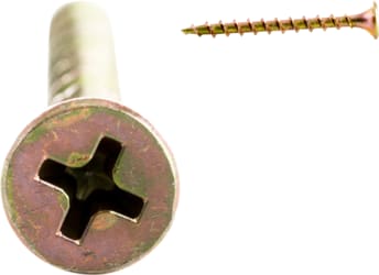 Cully / Mineralac - Cully 79635J 6 x 2" Coarse Thread Bugle Head Drywall Screw, Phillips - Yellow Zinc (100/Jar)