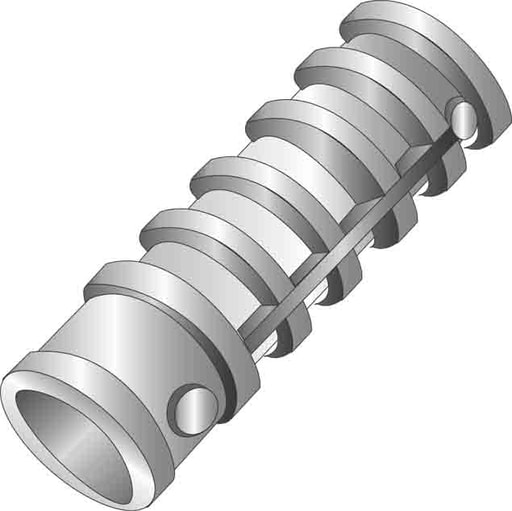 Cully / Mineralac - Cully 61612 3/8 x 2-1/2" Long Lag Screw Shields, Mortar Joint Applications
