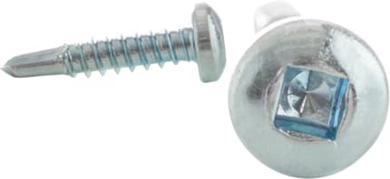 Cully / Mineralac - Minerallac 27016J #10 x 1 Inch Zinc Plated Phillips Square Head Tek Screw
