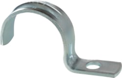 Minerallac Co. - Minerallac H-40 1/2" One-Hole Rigid/IMC Conduit Strap (Jiffy Clip) - Heavy Duty Series. Steel / Zinc Plated