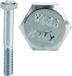 Cully / Mineralac - Cully 55420J 3/8-16 x 1-1/4" Grade-2 Hex Head Machine Bolt, Zinc (100/Jar)