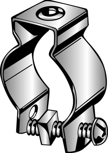 Minerallac Co. - Minerallac 0-SB 3/8" - 1/2" Conduit Hanger - Stainless Steel