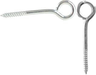 Cully / Mineralac - Cully 66466J 1/4 x 3-3/4" Screw Eye Lags, Inside Eye Diameter 1/2", Zinc, Jar
