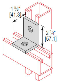 Minerallac Co. - MINRLAC CAX2HEG 2 HOLE CROSS CORNER
