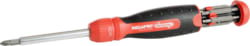 Cully / Mineralac - Minerallac 37020 Red/Black Round-Shank Ratcheting 13-In-1 Screwdriver
