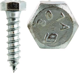 Cully / Mineralac - Cully 57416J 3/8 x 1" Hex Lag Screw, Zinc Plated (100/Jar)