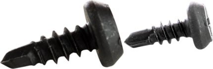 Cully / Mineralac - Cully 10708J #7 x 7/16" Black Steel Phillips Drive Pan Head Tek Framing Screw