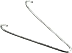 Cully / Mineralac - Cully 70002 10ga Fluorescent Fixture Hanger V-Hook, Top/End Mount - Zinc (50/Box)
