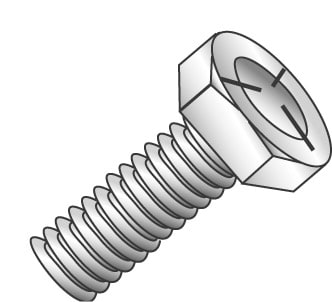 Cully / Mineralac - Minerallac 55421 3/8-16 x 1-1/4 Inch Zinc Plated Grade 5 Steel Hex Head Cap Screw