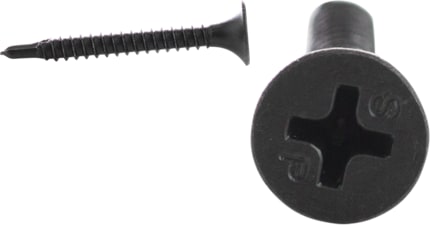 Cully / Mineralac - Cully 79630J 6 x 1-7/8" Drywall Screw, Bugle Head, Fine Thread, Tek, Phillips, Black. Jar Package