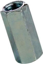 Cully / Mineralac - Cully 59606J 3/8-16 Hex Rod Coupling, Zinc (100/Jar)