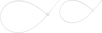 Cully / Mineralac - Cully 22208 7" Natural Cable Ties, Bundle Diameter 1/16 to 1-7/8", Tensile Strength 50 lbs. (100/Bag)