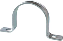 Minerallac Co. - Minerallac HD296 4 Inch Zinc Plated Steel Heavy Duty 2-Hole EMT/Rigid Conduit Strap