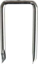 Minerallac Co. - Minerallac I12FR&nbsp; 1-1/4" x 9/16" Flat Top 3-Conductor Romex, BX, MC Non-Insulated Metal Cable Staples (5000/Pail)