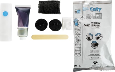 Cully / Mineralac - Minerallac ES200SV 2 Inch 18 AWG to 250 MCM Gray Electrical Splice Kit