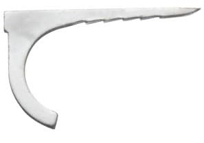 Cully / Mineralac - Minerallac 90116 Flat Nail Straps, Fits 1" EMT or 3/4" Rigid Conduit, 12ga Stamped, Pre-Galvanized (100/Box)