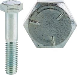 Cully / Mineralac - Cully 55441J 3/8-16 x 2-1/2" Bolts, Hex Head, Grade 5, Zinc. Jar Package