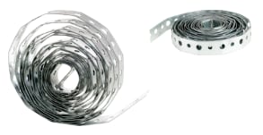 Cully / Mineralac - Cully 94428 3/4" x 10ft Plumber's Tape (Perforated Strap), 28 Gauge, Pre-Galvanized