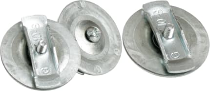 Cully / Mineralac - Cully 90050 1/2" 3pc Knock-Out Seal, Zinc-Plated