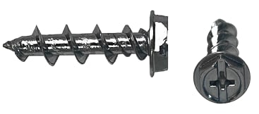 Cully / Mineralac - Cully 59507J 1-1/4 Pan Head Wall Dog Anchor, Combo, Zinc (100/Jar)