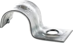 Minerallac Co. - Minerallac 121 3/16 Inch Pre-Galvanized Steel 1-Hole Rigid Conduit Strap