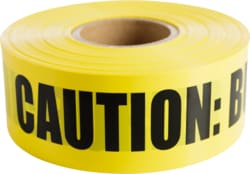 Cully / Mineralac - Cully 94606 3" x 1000' "Buried Electrical Line" Underground Burial Tape, 4 mil., Yellow