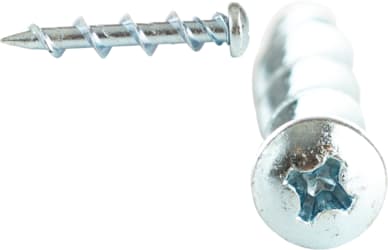 Cully / Mineralac - Cully 59504J 1-1/4 Pan Head Wall Dog Anchor, Phil, Zinc (100/Jar)