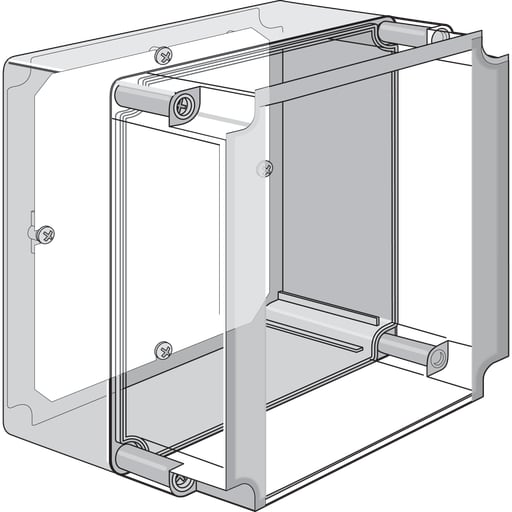 nVent Hoffman - Hoffman Q2518PE Panels, fits 250x 175mm, Steel