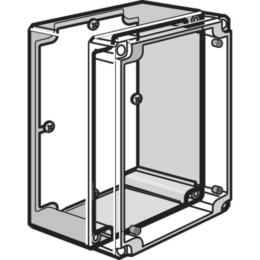nVent Hoffman - Hoffman Q1212PD Panels, fits 122x 120mm, Steel