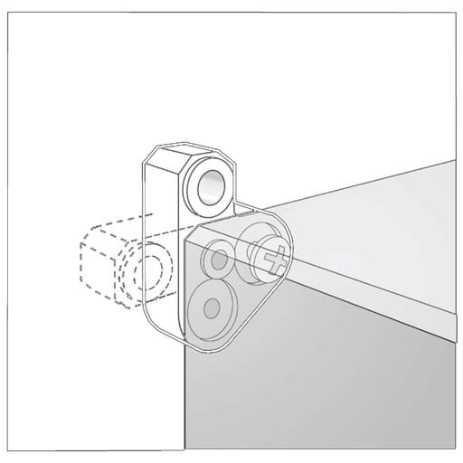 nVent Hoffman - Hoffman QDMFK QLINE-D Mounting Foot Kit (4pcs)