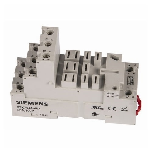Siemens - Siemens 3TX71444E4 240 VAC 11-Pin Screw Terminal Plug-In Relay Socket