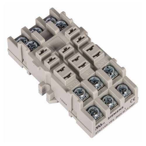Siemens - Siemens 3TX7144-1E4 240 VAC 11-Pin Din Rail Mount Screw Terminal Plug-In Relay Socket