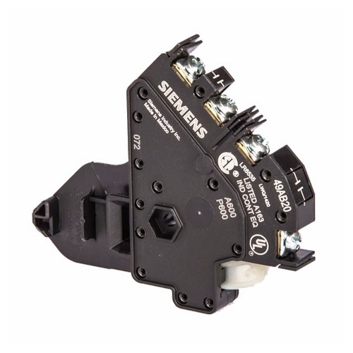 Siemens - Siemens 49AB20 2NO Size 00 to 4 Starter/Contactor Auxiliary Contact Kit