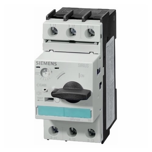 Siemens - Siemens 3RV1021-1KA10 3-Pole 12.5 Amp 690 VAC 3-Phase Screw Terminal Thermal Magnetic Motor Starter Protector
