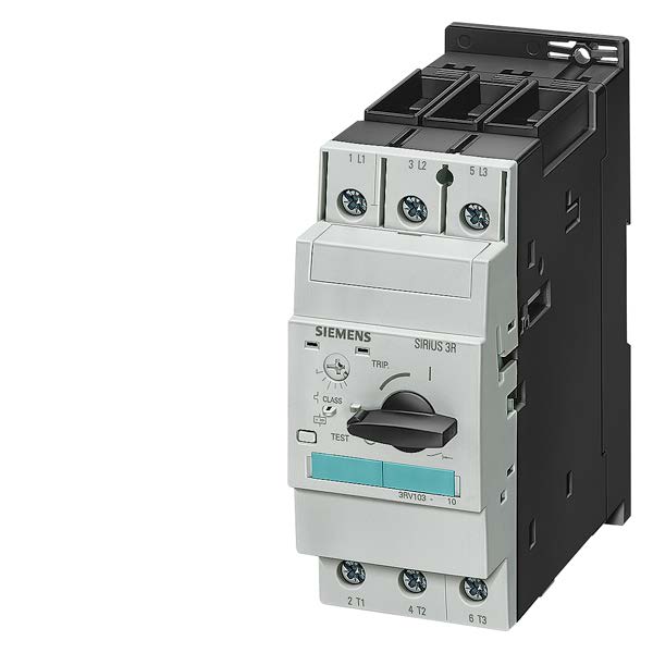 Siemens - Siemens 3RV1031-4DA10 3-Pole 25 Amp 690 VAC 3-Phase Screw Terminal Thermal Magnetic Motor Starter Protector